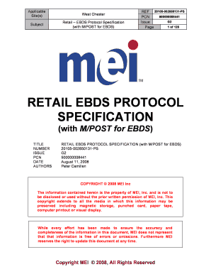 Ebds Protocol  Form