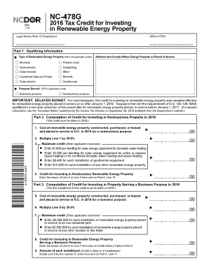  Nc 478g  Form 2016