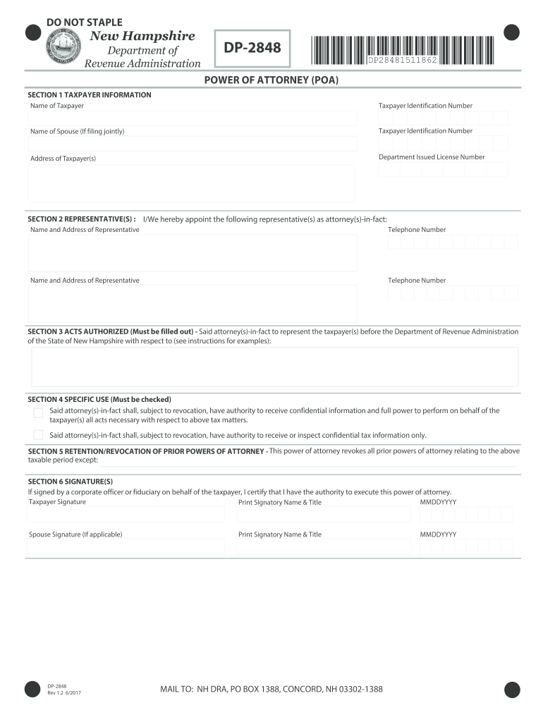  Nh Dra Form Dp2848 2017