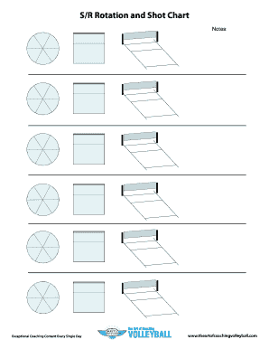 Volleyball Shot Chart  Form