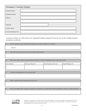 Share Application Form