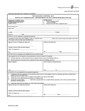Bca Rto Requirements  Form