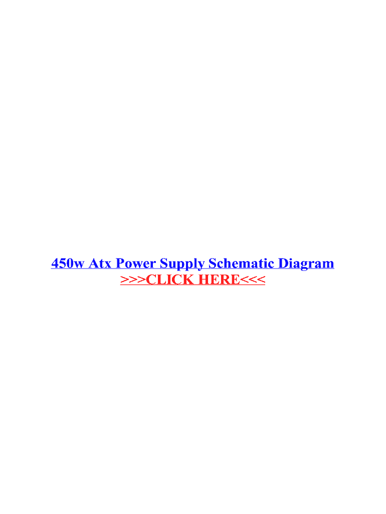 500w Atx Power Supply Schematic Diagram PDF  Form