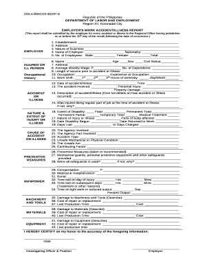 Dole Bwc Ohsd Ip 6  Form