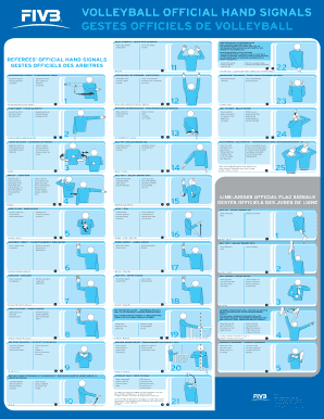 VOLLEYBALL OFFICIAL HAND SIGNALS  Form