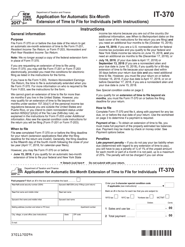  it 370  Form 2017