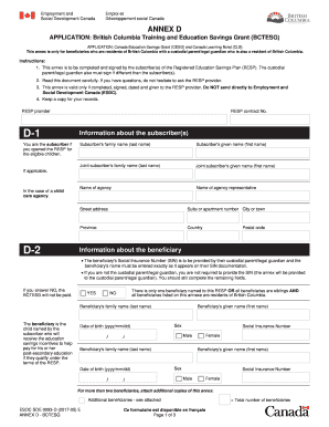 Bctesg Form PDF