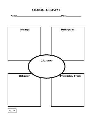 Character Map Template  Form