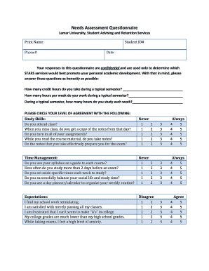 Online Community Needs Assessment Survey Template