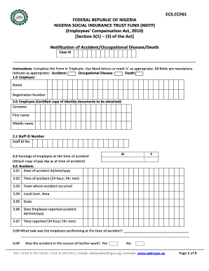 Nsitf Registration Form