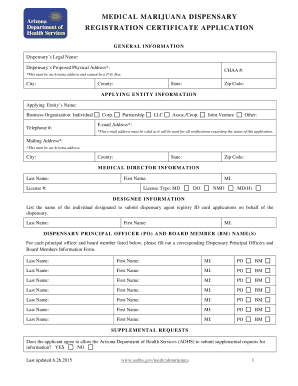 REGISTRATION CERTIFICATE APPLICATION  Form