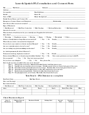 Ipl Consultation Form