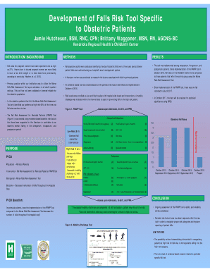 Development of Falls Risk Tool Specific  Form