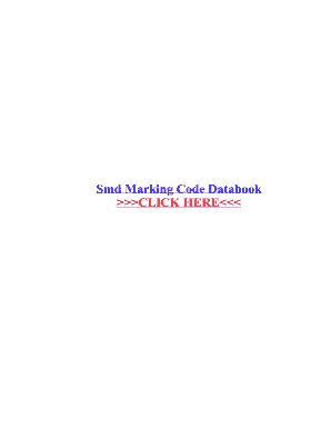 Smd Codes Databook  Form