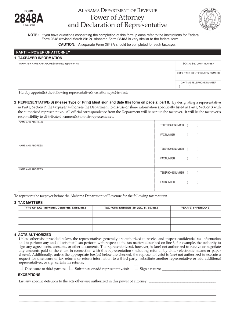  Al Form Declaration 2017