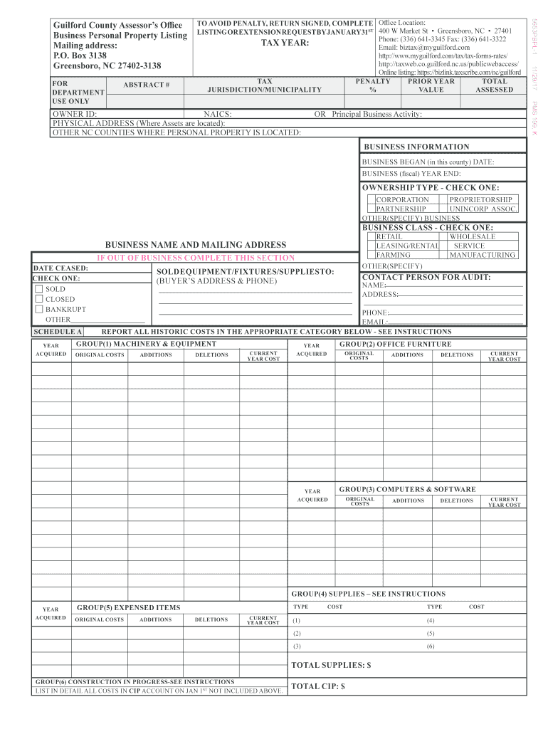  Bizlink Taxscribe Com Nc Guilford 2017