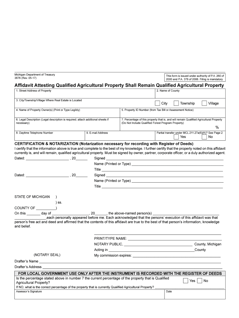  Form 3676 2017-2023