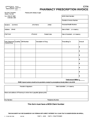 Pharmacy Bill Format