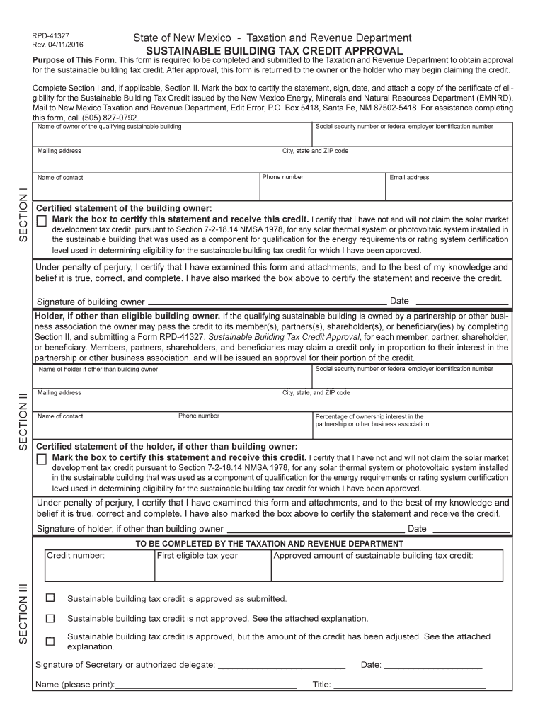  Rpd 41327  Form 2016-2024