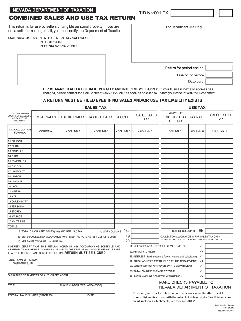 Nevada state tax forms - Fill Out and Sign Printable PDF Template | signNow