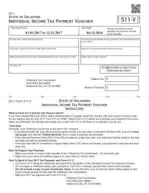 Oklahoma Form 511-V