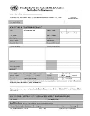 Please Read the Instructions Given on Page 4 Carefully Before Filling in This Form