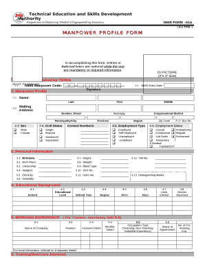 Nmis Form 01a