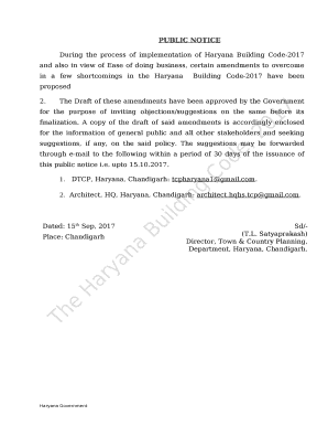Haryana Building Code PDF Download  Form