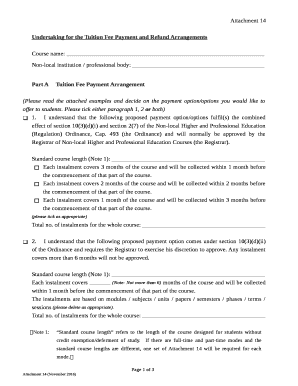 Sample Undertaking Letter for Payment  Form