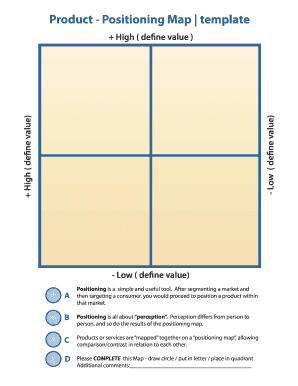 Positioning Map Template Word  Form