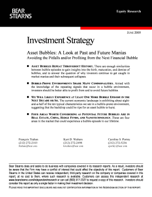 Asset Bubbles a Look at Past and Future Manias  Form
