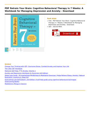 Retrain Your Brain PDF  Form