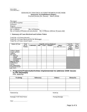 Vaw Desk Form 5