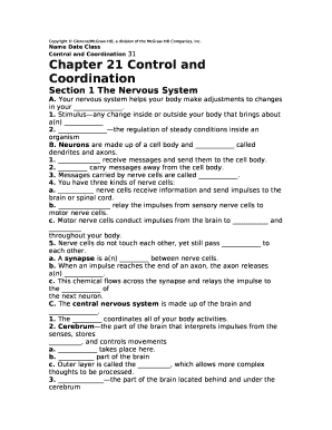 Copyright Glencoe Mcgraw Hill Answer Key  Form