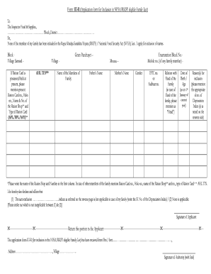 Nfsa Form