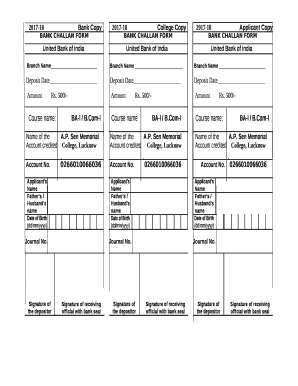 Challan Format in Word
