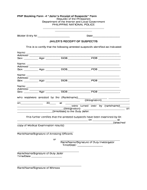 Pnp Booking Form 4