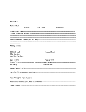 Sec 2d  Form