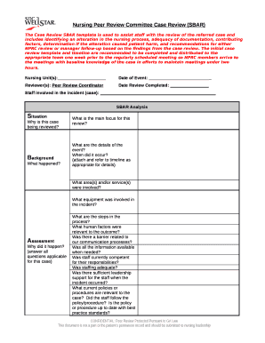 Nursing Peer Review Template  Form