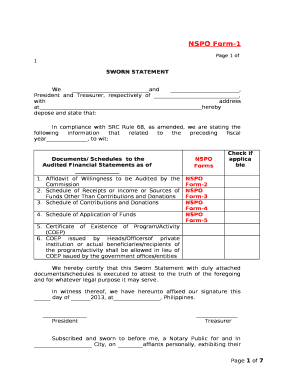 Nspo Form 1 Download