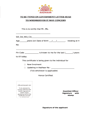 Government Letterhead Examples  Form