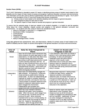 Plaafp Generator  Form