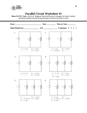 Parallel Circuit Worksheet 1 Answer Key  Form