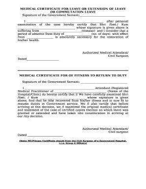 Medical Leave Extension Form