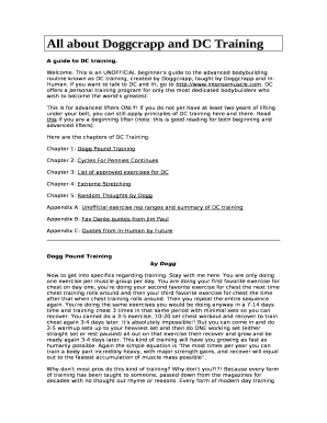 Doggcrapp Training Template Excel  Form