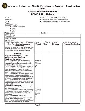 Hb 4545 Accelerated Instruction Plan Template  Form
