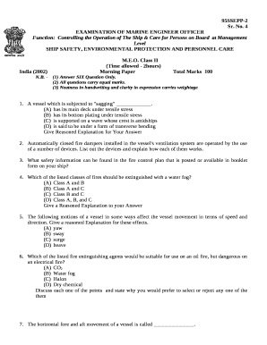 Marine Engineer Format PDF