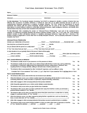 Fast Aba  Form