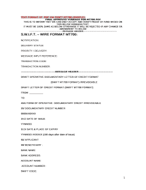 Swift Mt700 Series PDF  Form