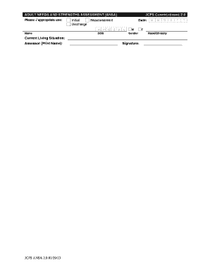 Ansa Template  Form